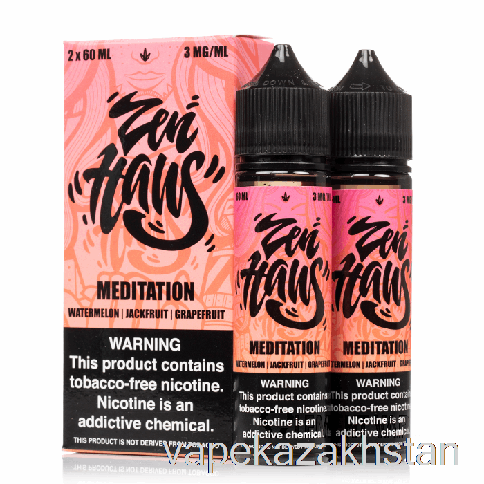 Vape Kazakhstan Meditation - Zen Haus - 120mL 3mg